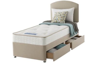 Sealy Revital Backcare Single 2 Drw Divan Bed Sealy Revital Backcare Single 2 Drw Divan Bed